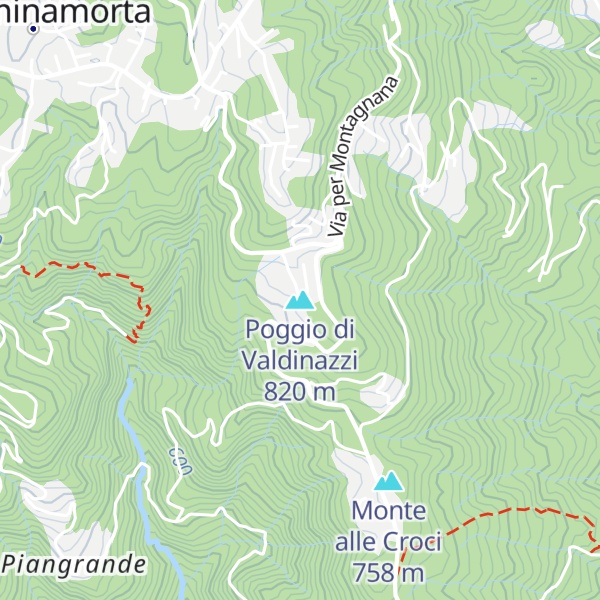 Map of Poggio di Valdinazzi