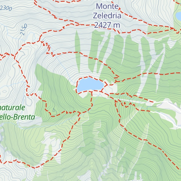 Map of Rifugio Lago di Nambino