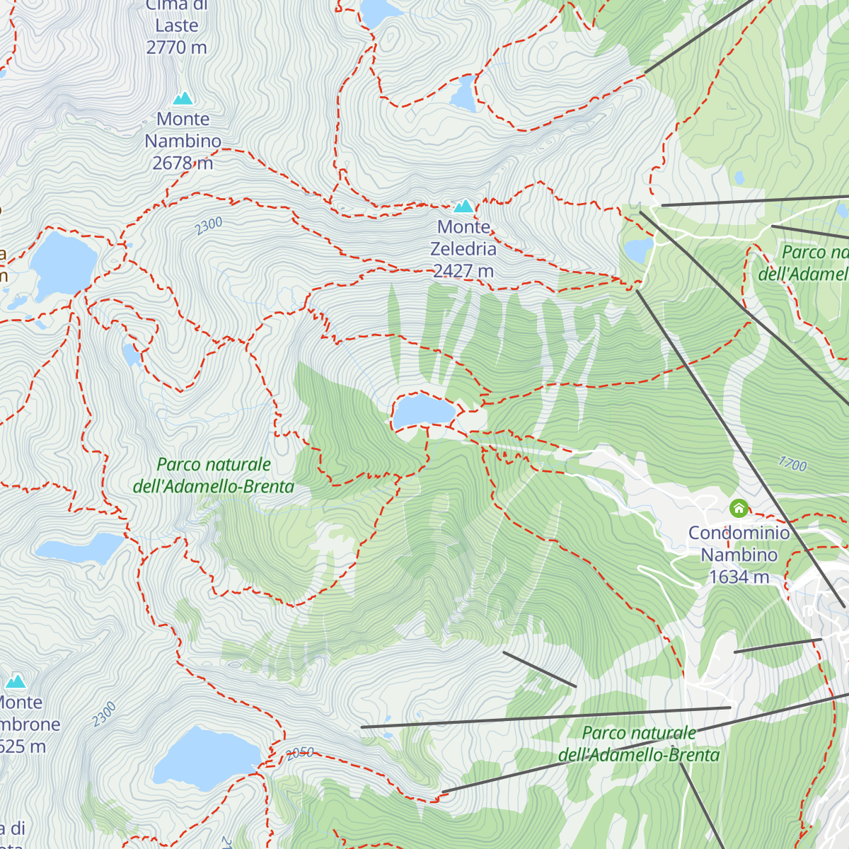 Rifugio Lago di Nambino map