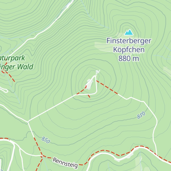 Map of Großer Finsterberg