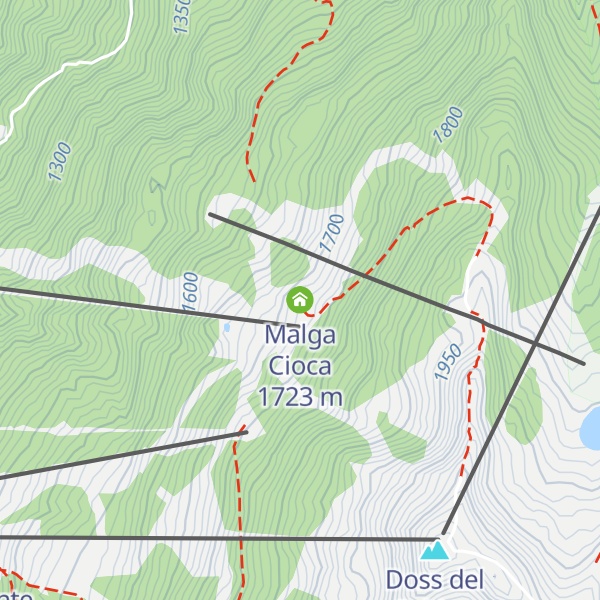 Map of Malga Cioca