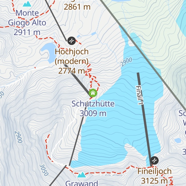 Map of Schutzhütte