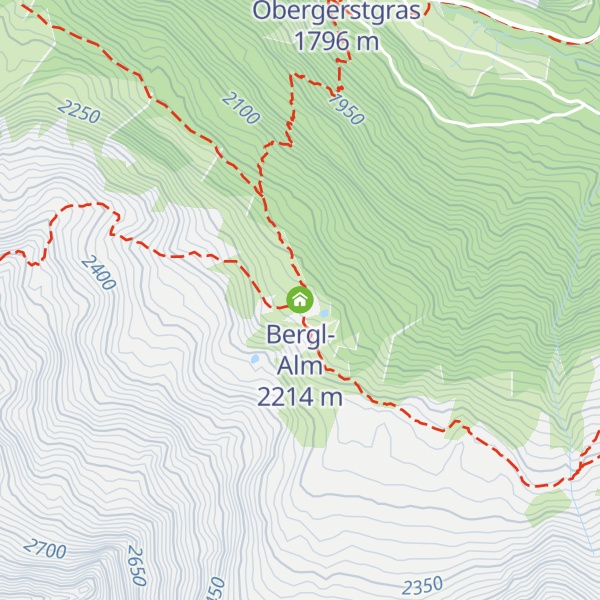 Map of Bergl-Alm