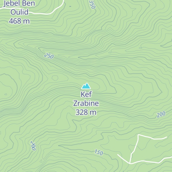 Map of Kef Zrabine