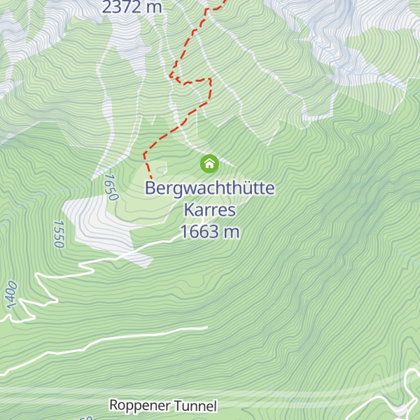 Map of Karrer Alm