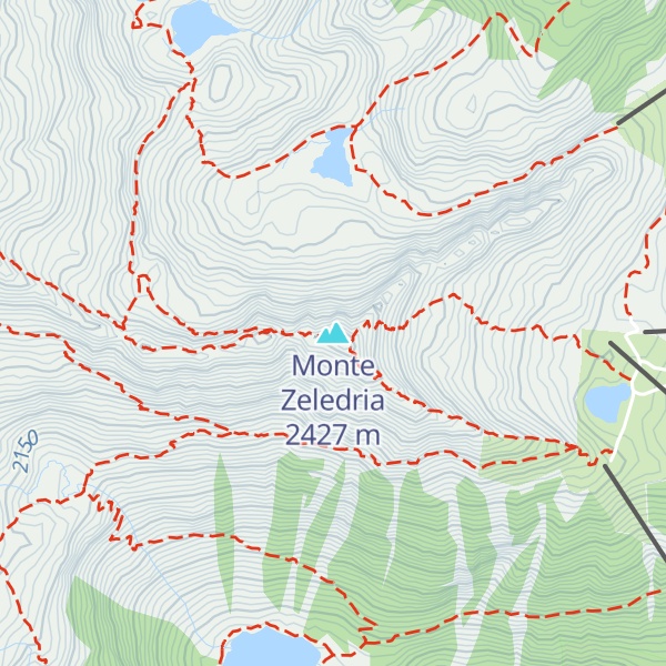 Map of Monte Zeledria