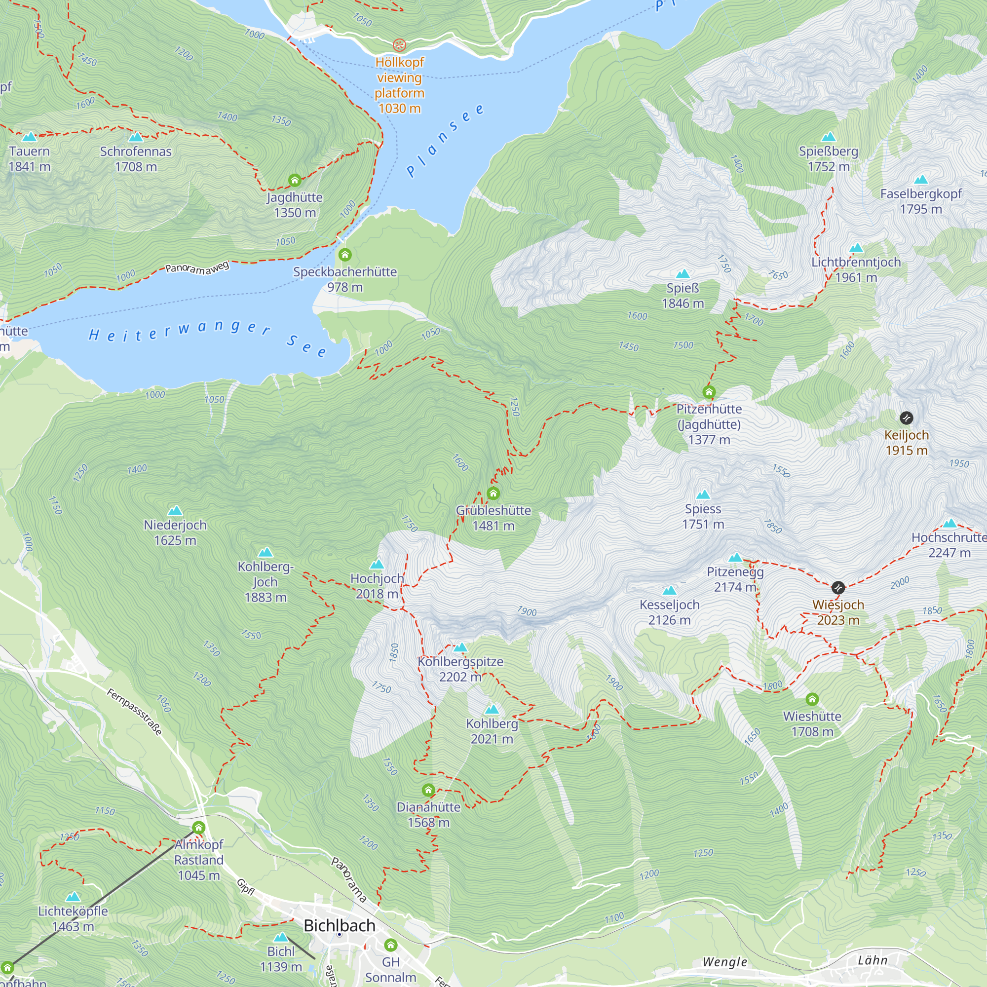 Grübleshütte map