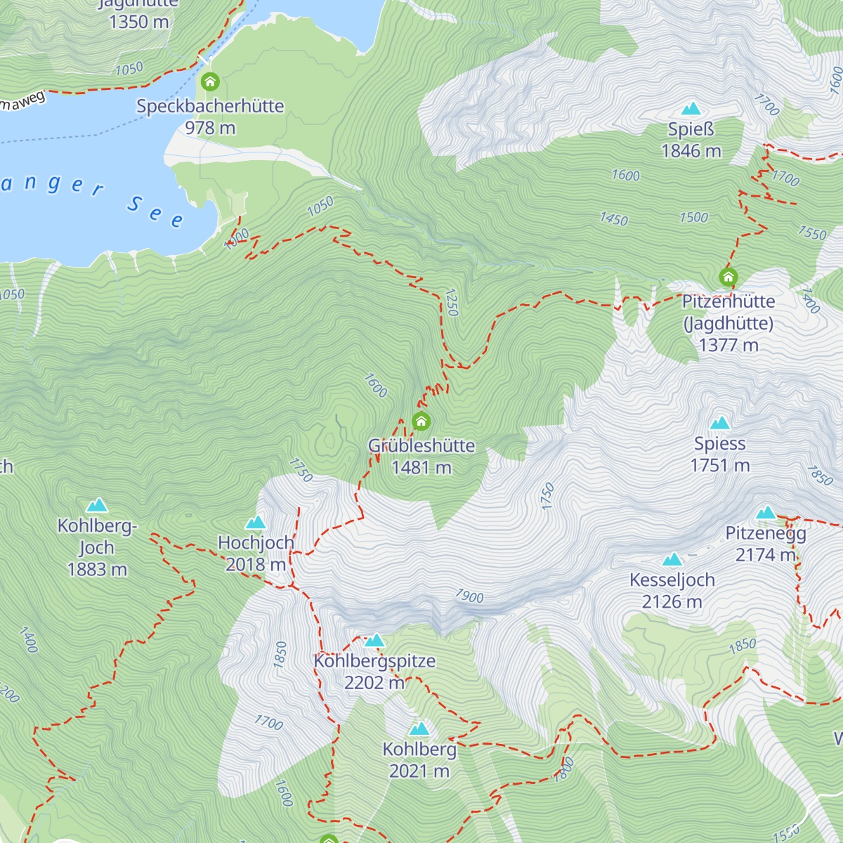 Grübleshütte map
