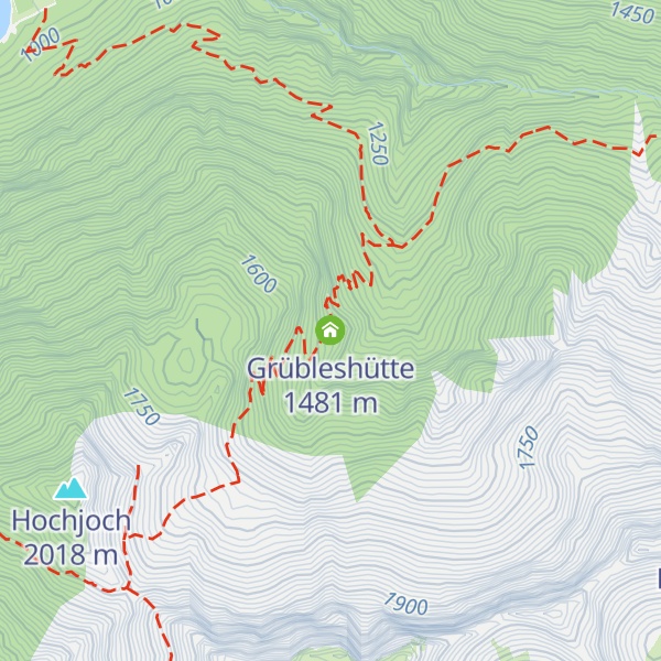 Map of Grübleshütte