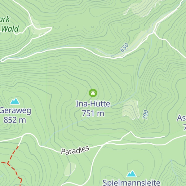 Map of Ina-Hütte