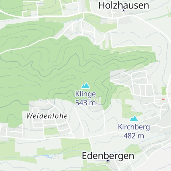 Map of Klinge
