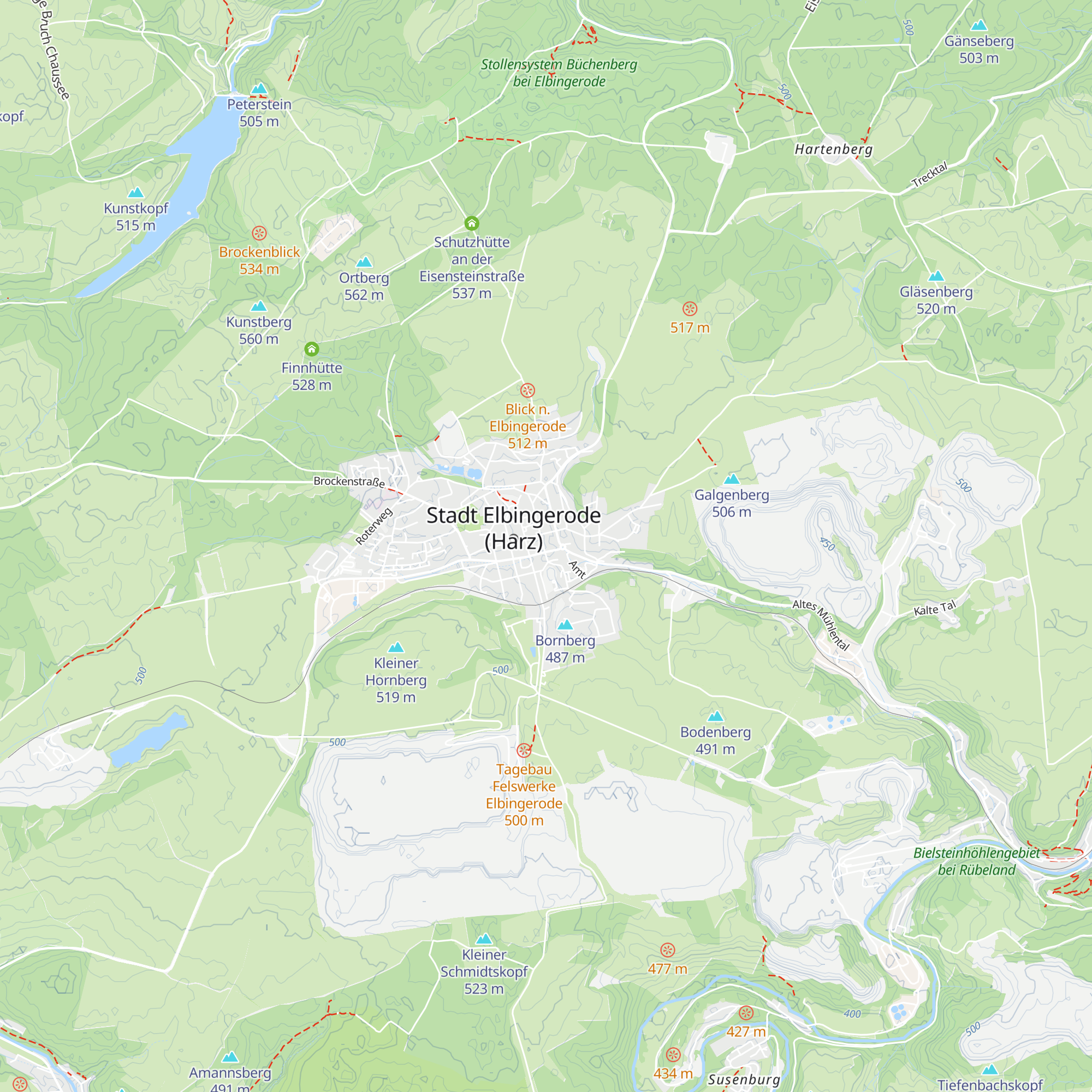 Tourist-Information map