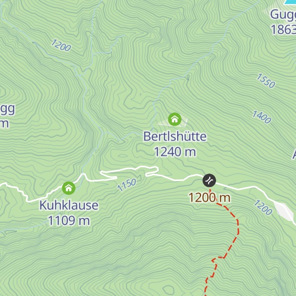 Map of Opelhütte