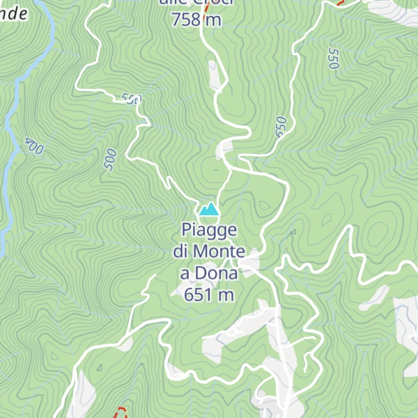 Map of Piagge di Monte a Dona