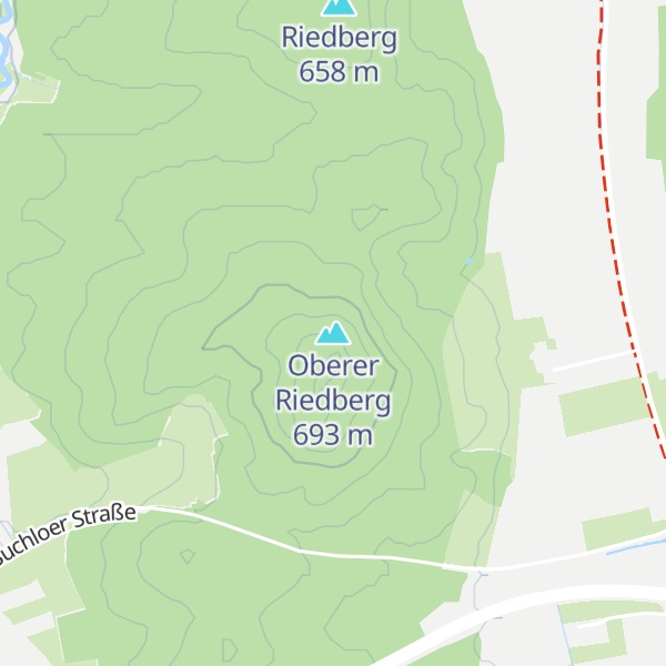 Map of Oberer Riedberg