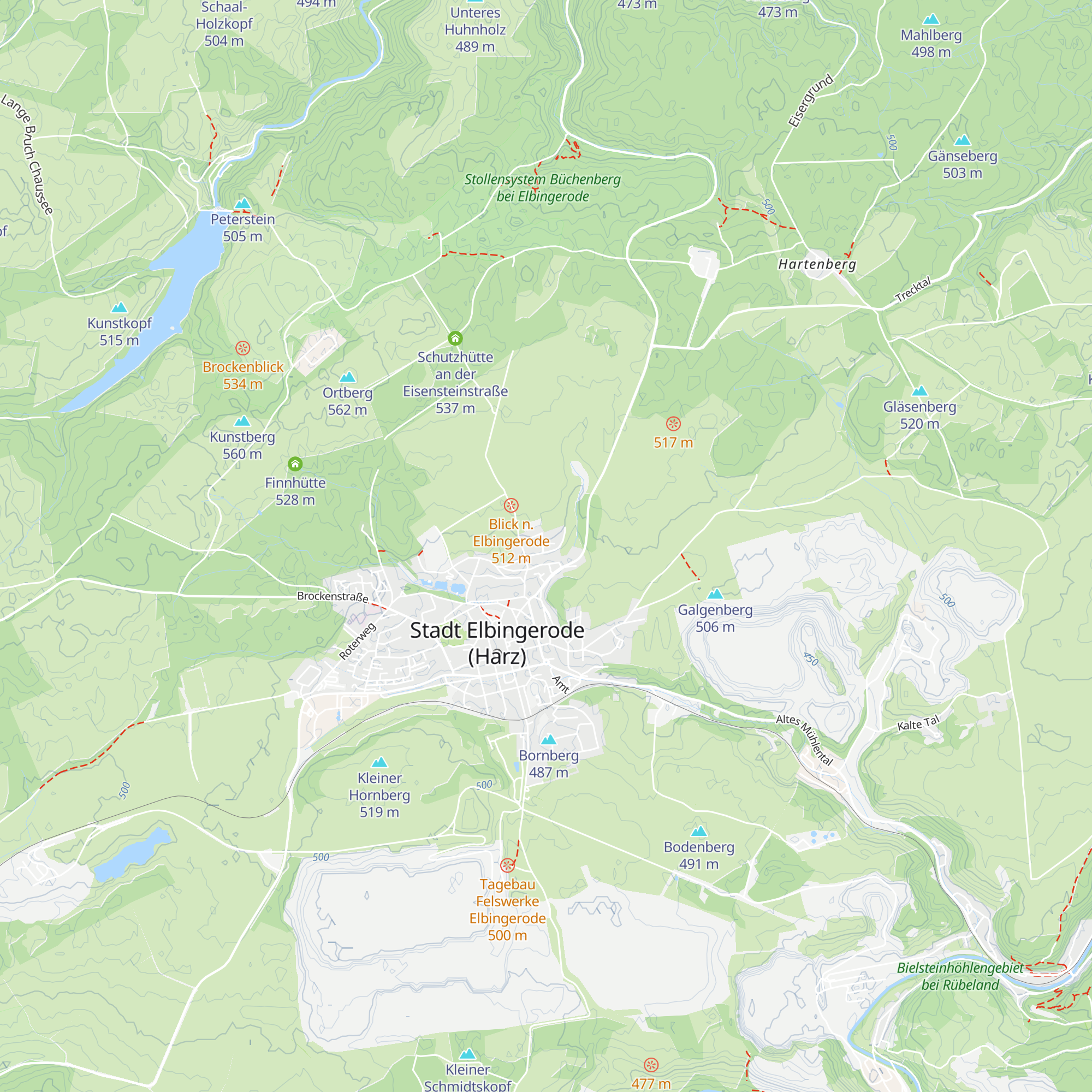 Finnhütte Deicke map