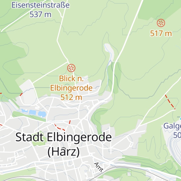 Map of Finnhütte Deicke