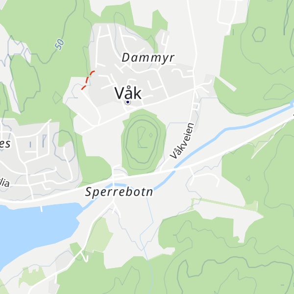 Map of Bergeråsen