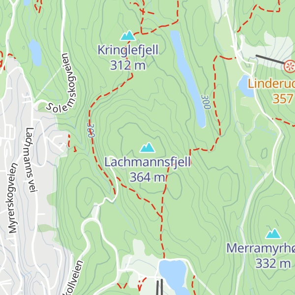 Map of Lachmannsfjell