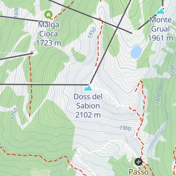 Map of Doss del Sabion