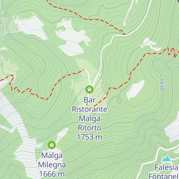 Map of Bar Ristorante Malga Ritorto