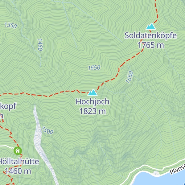 Map of Hochjoch