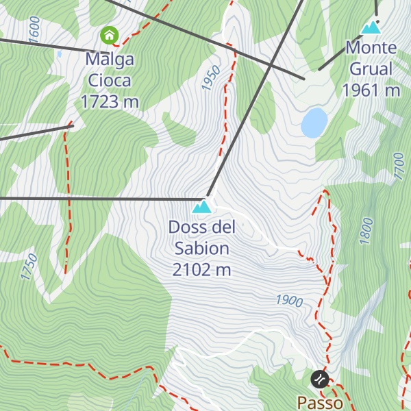 Map of Doss del Sabion