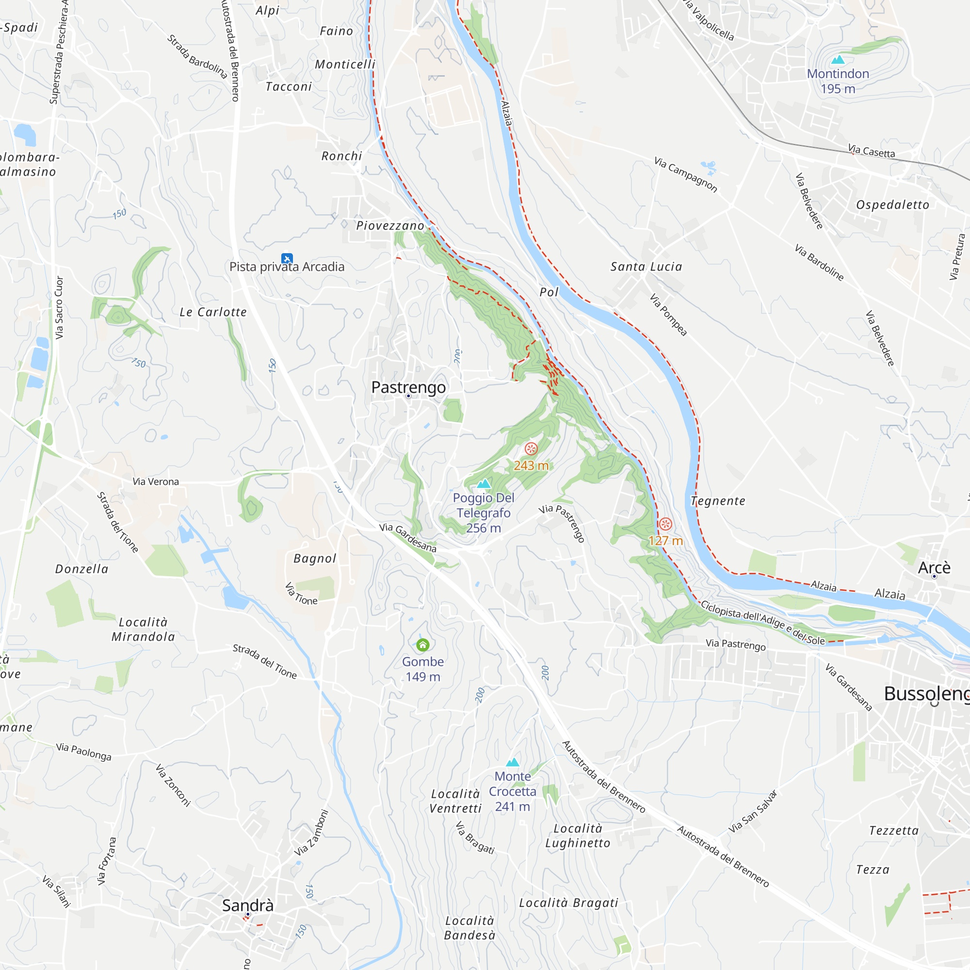 Telegrafo Ottico di Pastrengo map