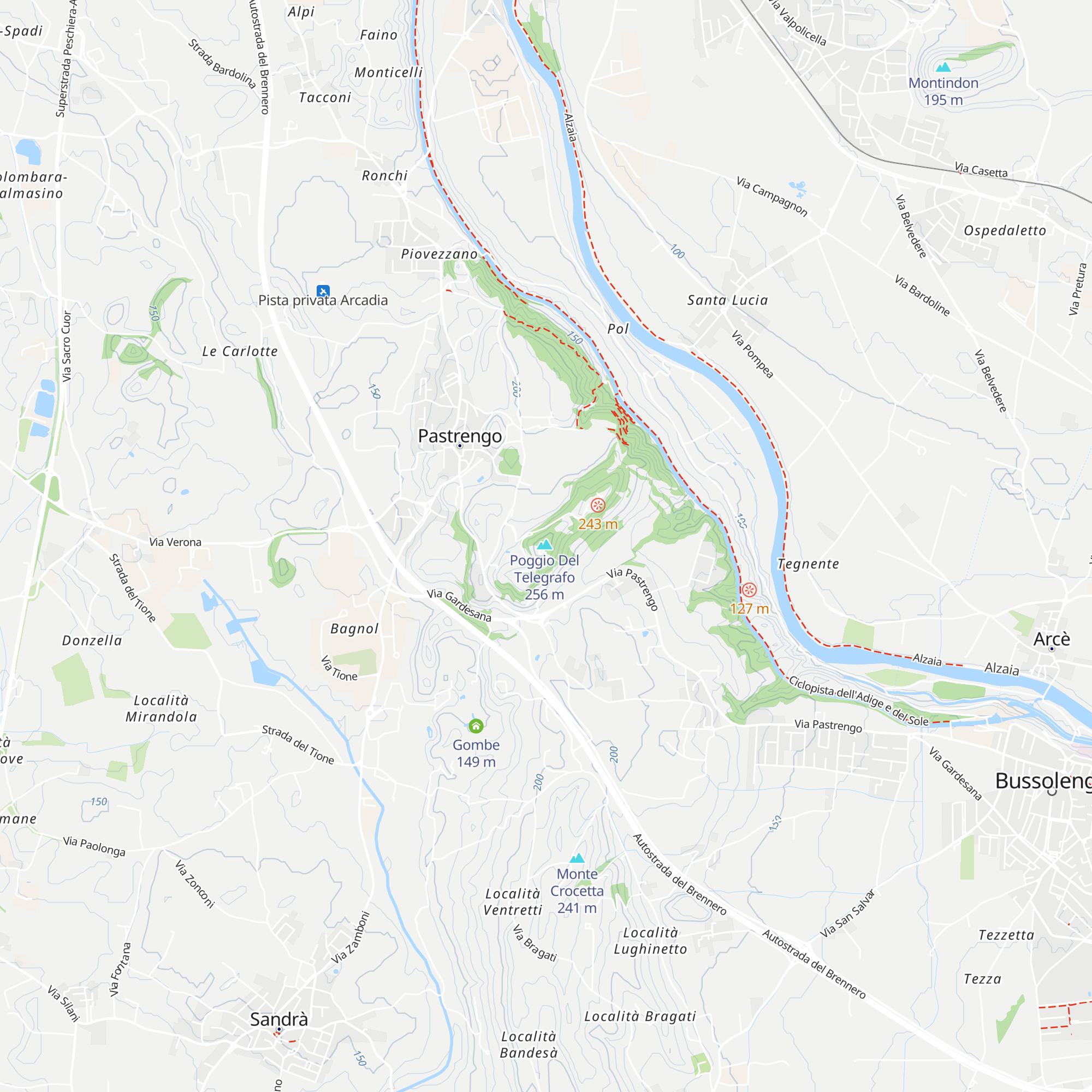Telegrafo Ottico di Pastrengo map