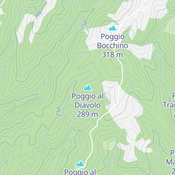 Map of Poggio al Diavolo