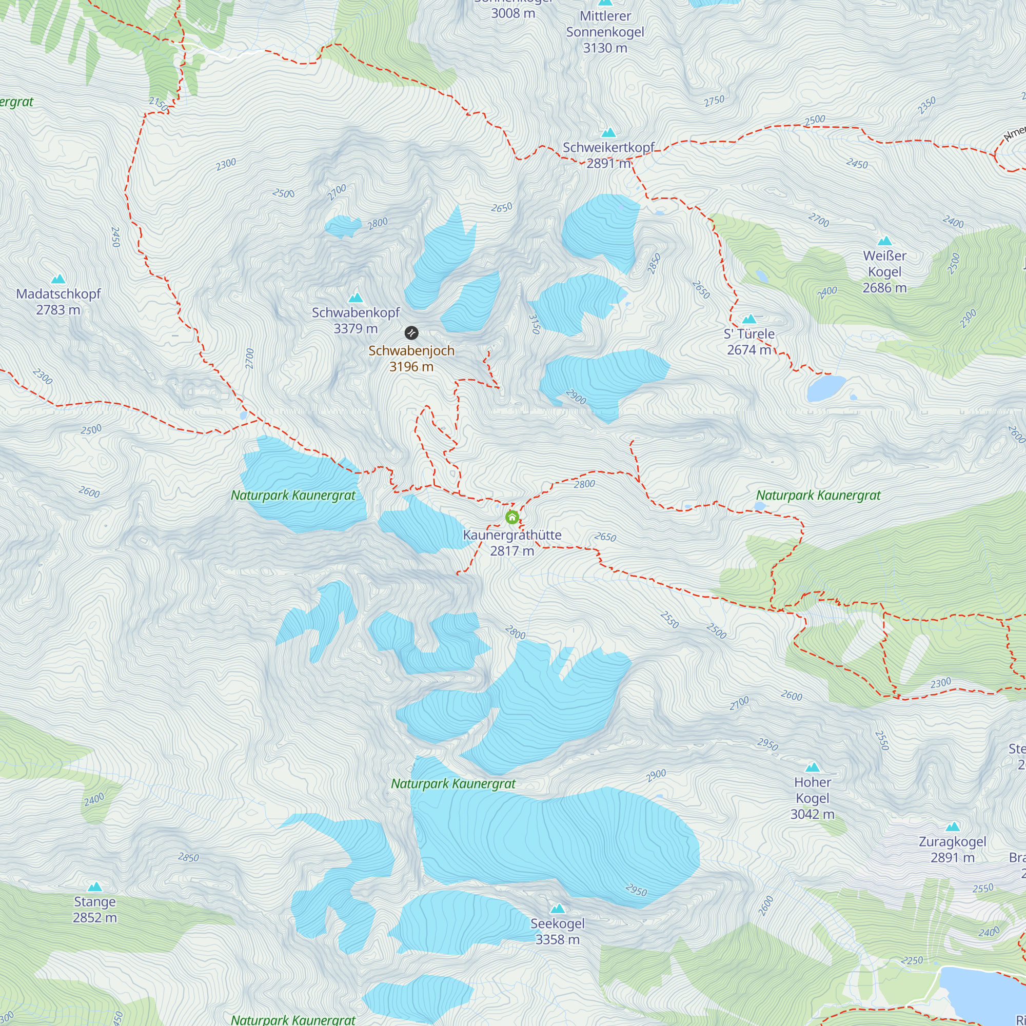 Winterraum map