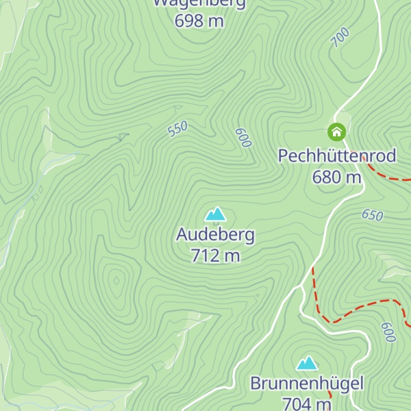 Map of Hubertushütte