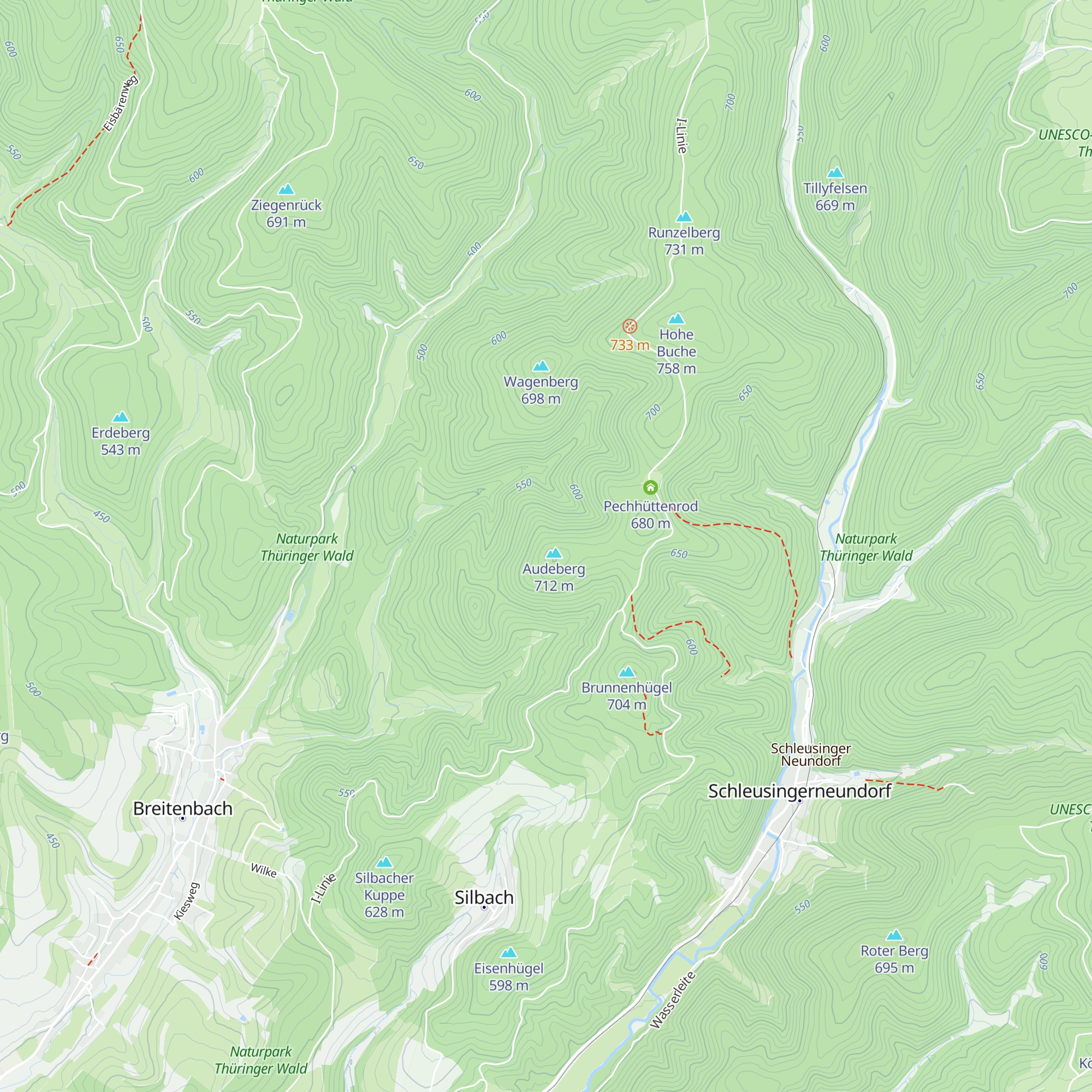 Hubertushütte map