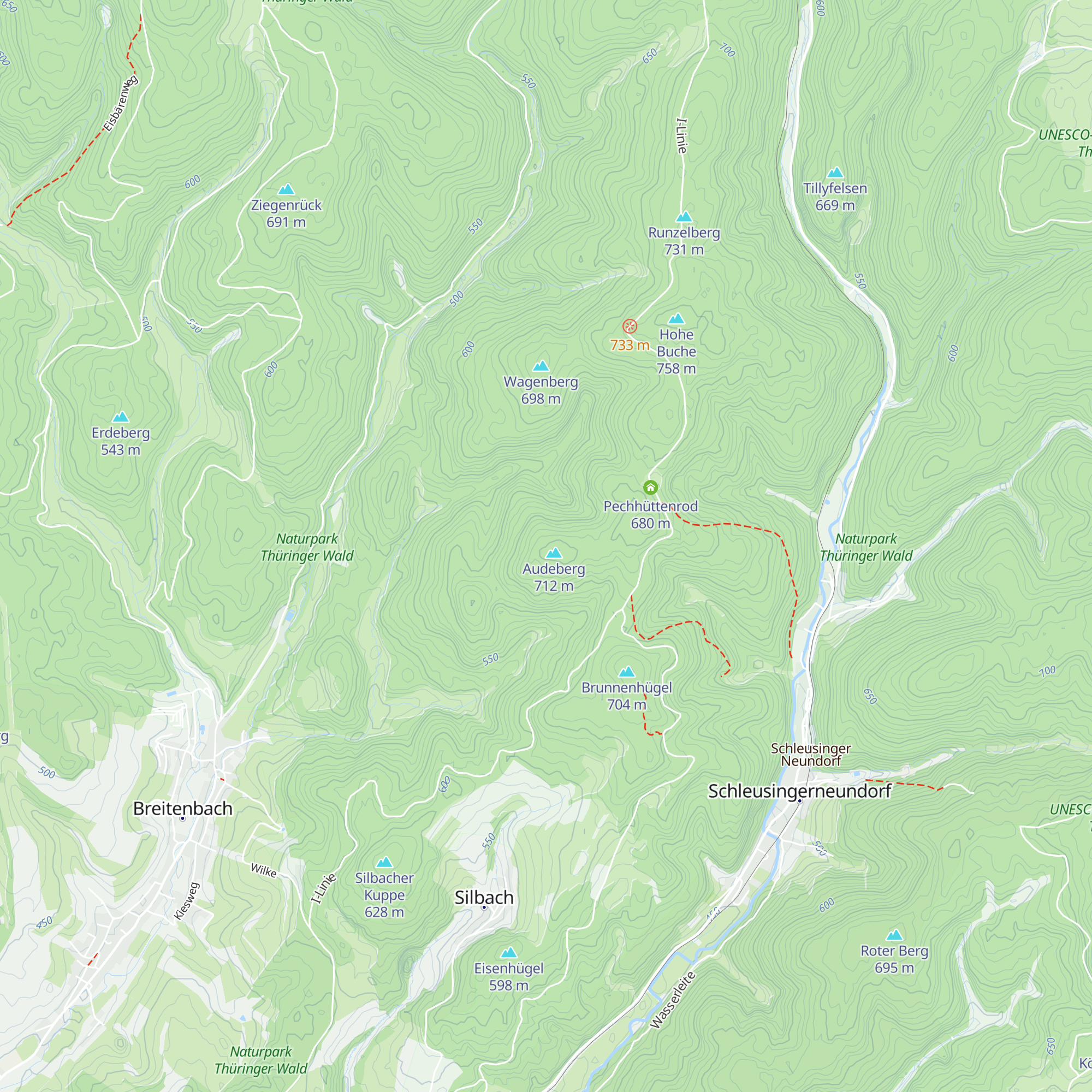 Hubertushütte map