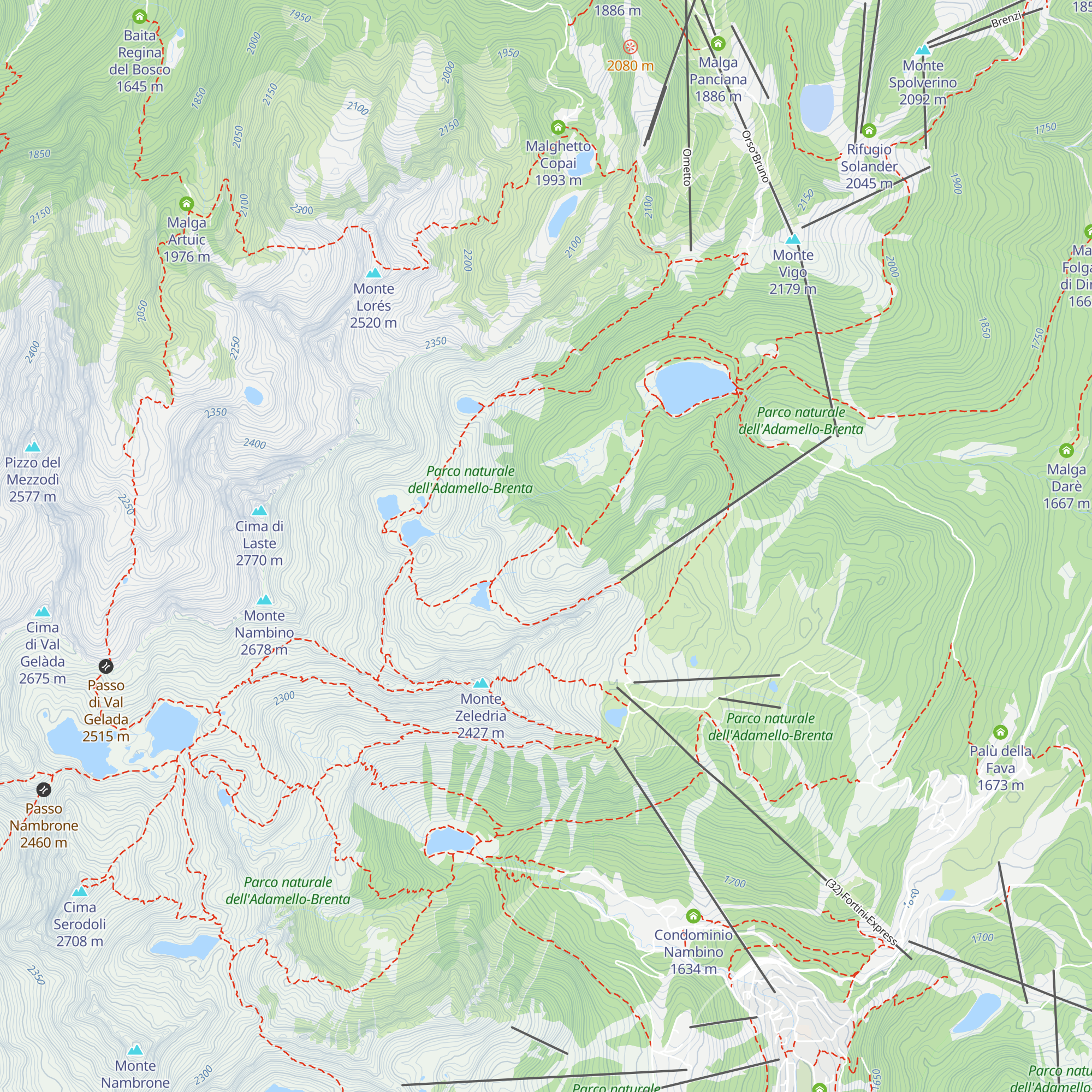 Baita Serdoli map