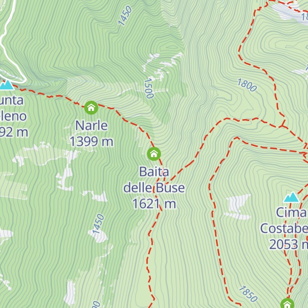Map of Baita delle Buse