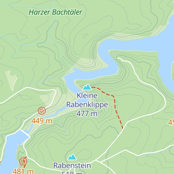 Map of Kleine Rabenklippe
