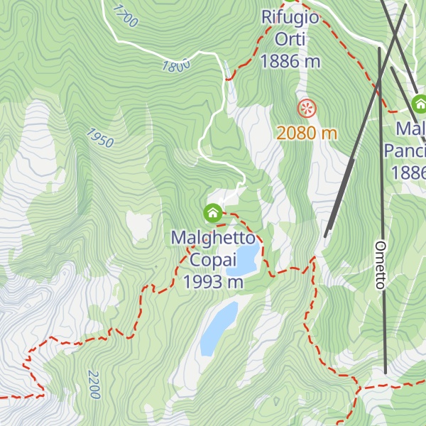 Map of Malghetto Copai
