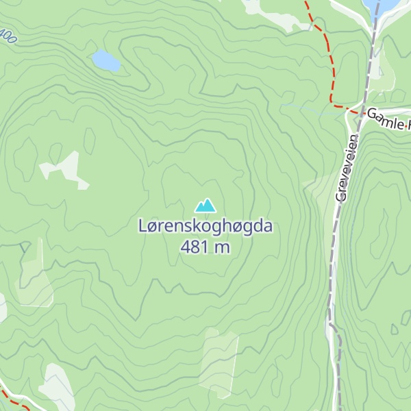 Map of Lørenskoghøgda