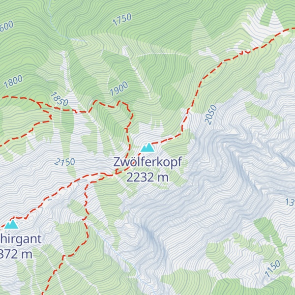 Map of Zwölferkopf