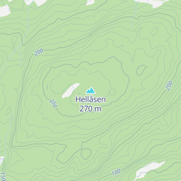 Map of Hellåsen
