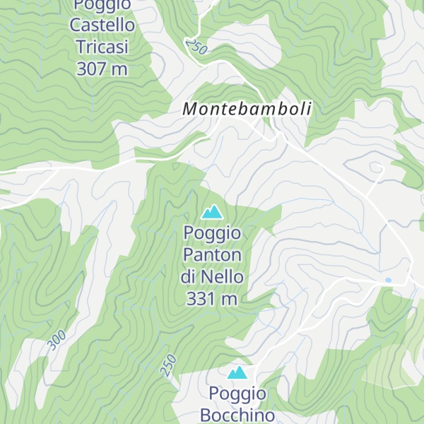 Map of Poggio Panton di Nello