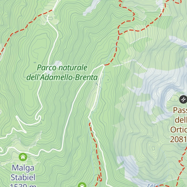 Map of Malga Nambi