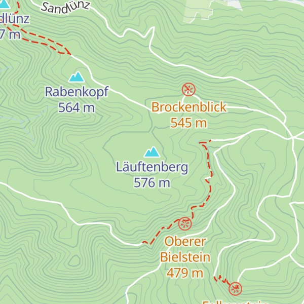 Map of Läuftenberg
