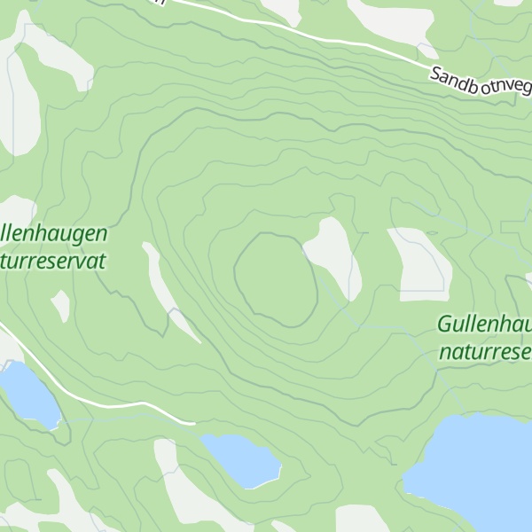 Map of Gullenhaugen