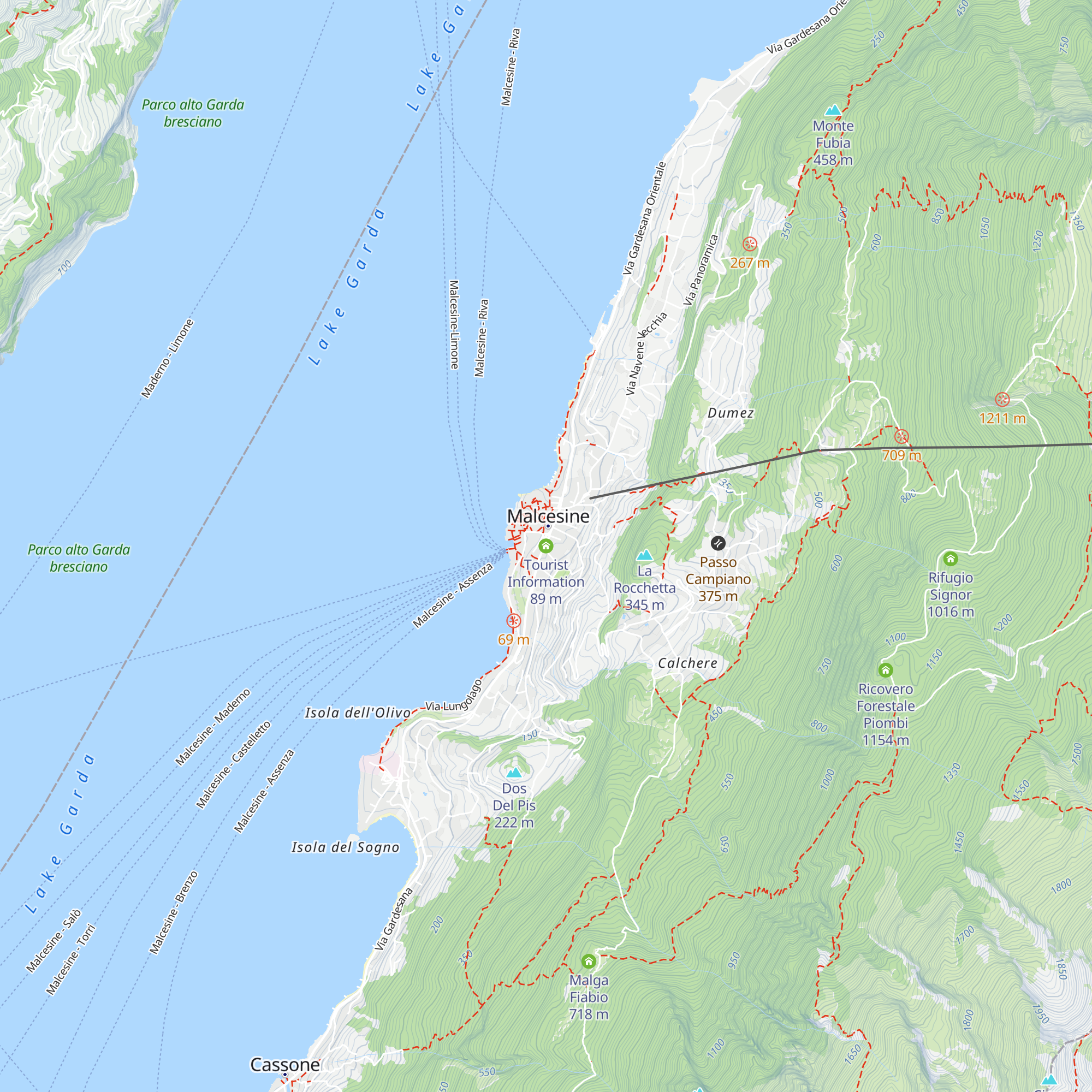 Tourist Information map