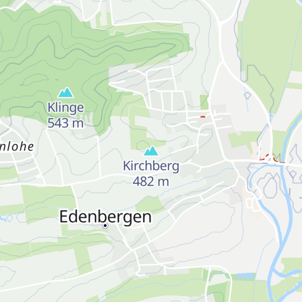 Map of Kirchberg