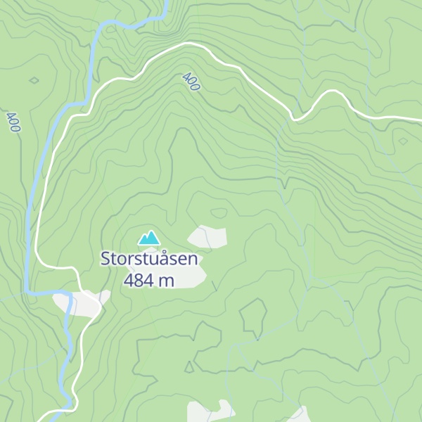 Map of Øvindåsen