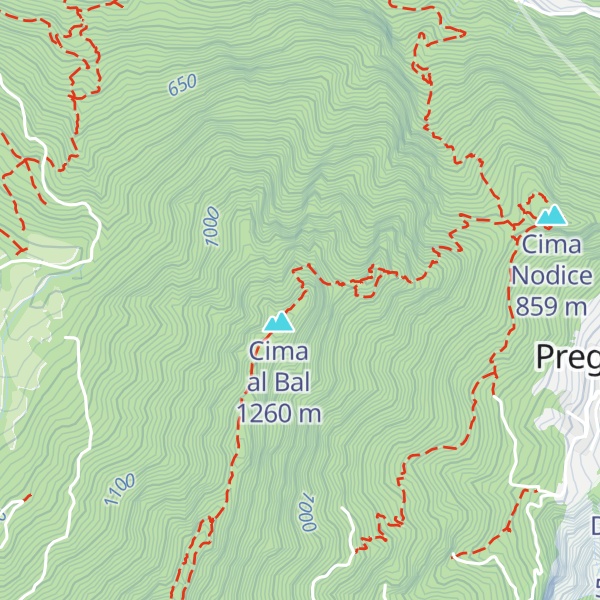 Map of Cima Strussia