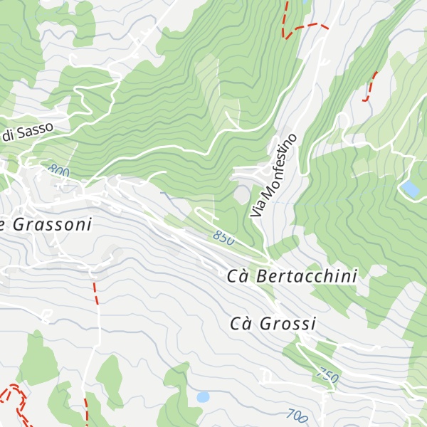 Map of Monte Ravaglia